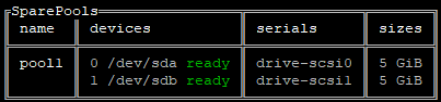 eracli pool show output example